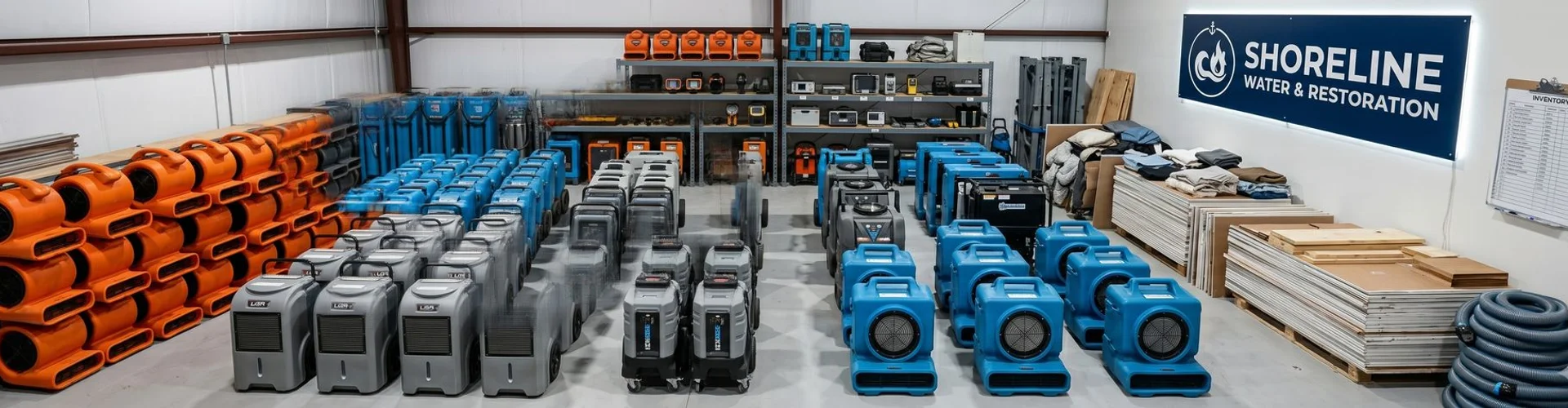 Professional restoration equipment